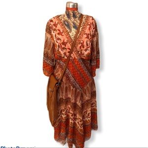 Paisley maxi boho dress🌙